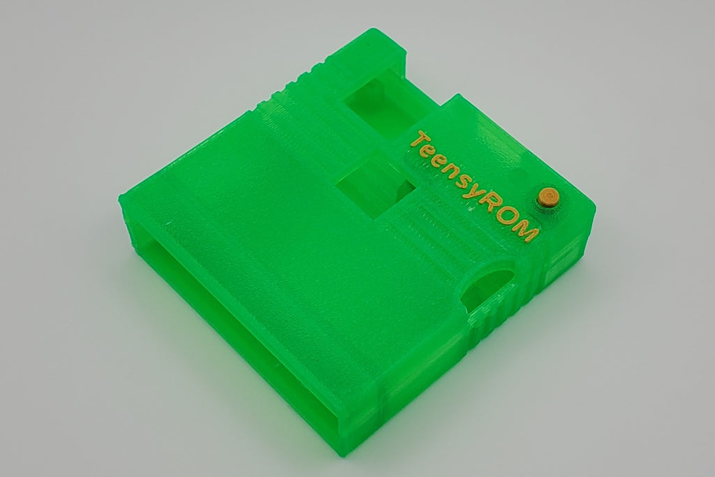 TeensyROM cartridge case in green