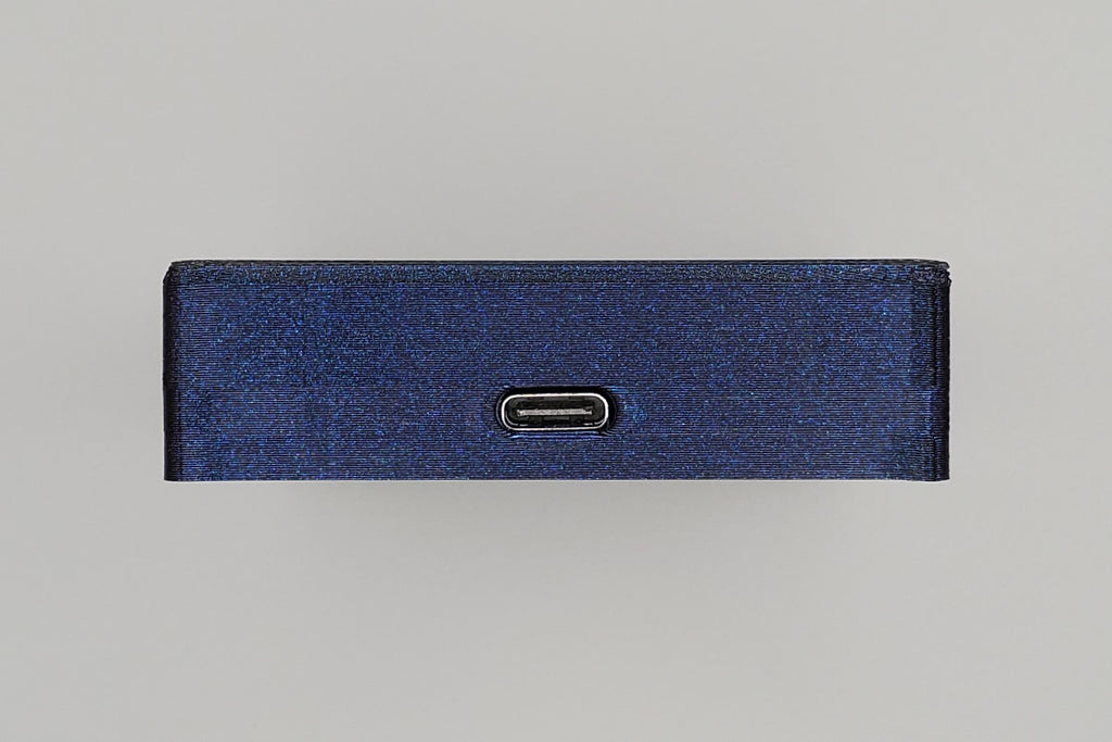 0ldSkull NFC reader, rear view showing USB connector
