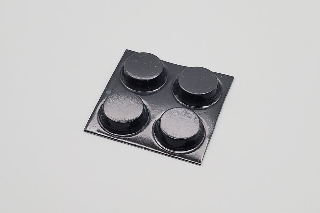 Rubber feet for Commodore devices in black