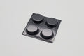 Rubber feet for Commodore devices in black