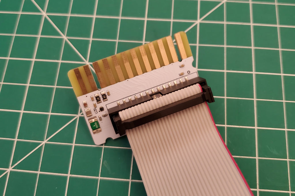 Cable attached to adapter
