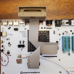 C64U user port cable routed and connected to mainboard