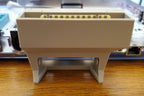 Vertical user port case installed, rear view