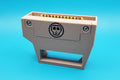 Vertical user port mount in beige with adapter installed